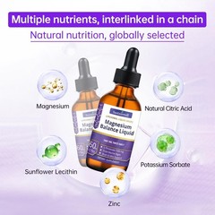 Magnesium L-Threonate Liquid Drops L 2.04 Fl Oz (Pack of 2)