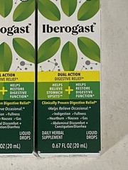 Iberogast Dual Action Digestive Relief Liquid Drops .67oz 20ml x3 Exp 03/2027