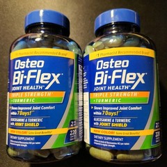 2 Pack Osteo Bi-Flex Joint Health Triple Strength + Turmeric 440 tablet exp 8/28