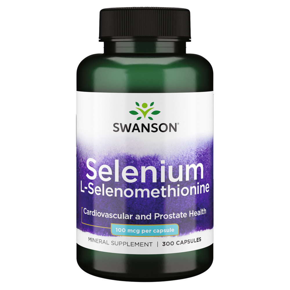Swanson Selenium L-Selenomethionine 100 Mcg 300 Capsules