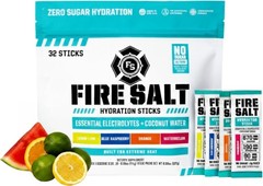 Fire Salt Hydration Sticks Variety Pack Zero Sugar Electrolytes 32 Count