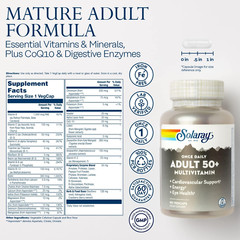 Once Daily Adult 50+ Complete Multivitamin for Women & Men, Essential Vitamin…