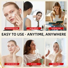Redcool Caffeine Eye Serum for Dark Circles 0.7 Fl Oz (Pack of 1), Bright Red