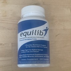 equilib Dietary Supplement with Methyl Folate Capsules 228 Count Unisex Adult