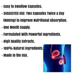 INFLAMMATION PROSTATE CONTROL,120 Capsules, Biomedical Formula Virility, Libido.