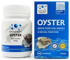 New Zealand Oyster Extract Powder Zinc Libido Supplement – 500mg x 100 Capsules