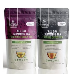 All Day Slimming Tea For Weight Loss – All Natural 30 Days Detox Tea That Fla…