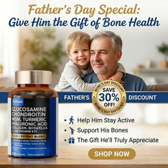 Triple Strength Pain Relief Supplement, Joint Support Glucosamine, Turmeric, MSM