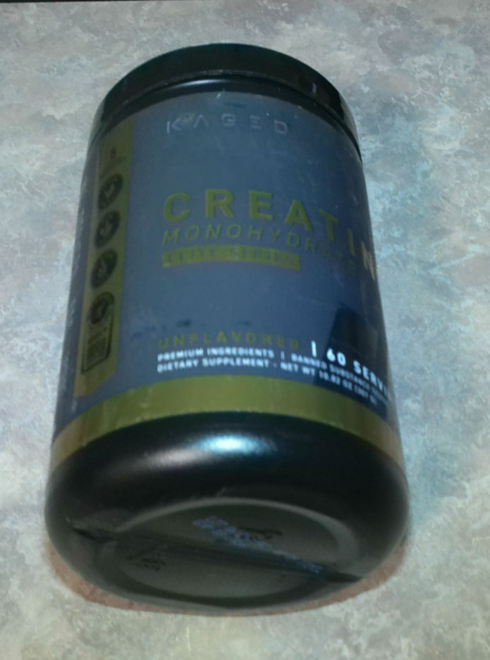 Kaged Creatine Monohydrate Elite Powder Unflavored Muscle Building 10.8oz 03/28