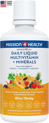 Mega Liquid Multivitamins, Trace Minerals, Amino Acids, Turmeric for Adults, Men