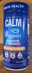Natural Vitality CALM Magnesium & L-Threonate Supplement/Brain Health/90 capsule
