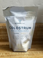 NEW SEALED VANILLA Wondercow Colostrum Restore Revitalize Powder 30 pack 3.0oz