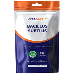 Vitamatic Bacillus Subtilis Pure Powder Probiotic Powder – Gut Health – 100 Gram
