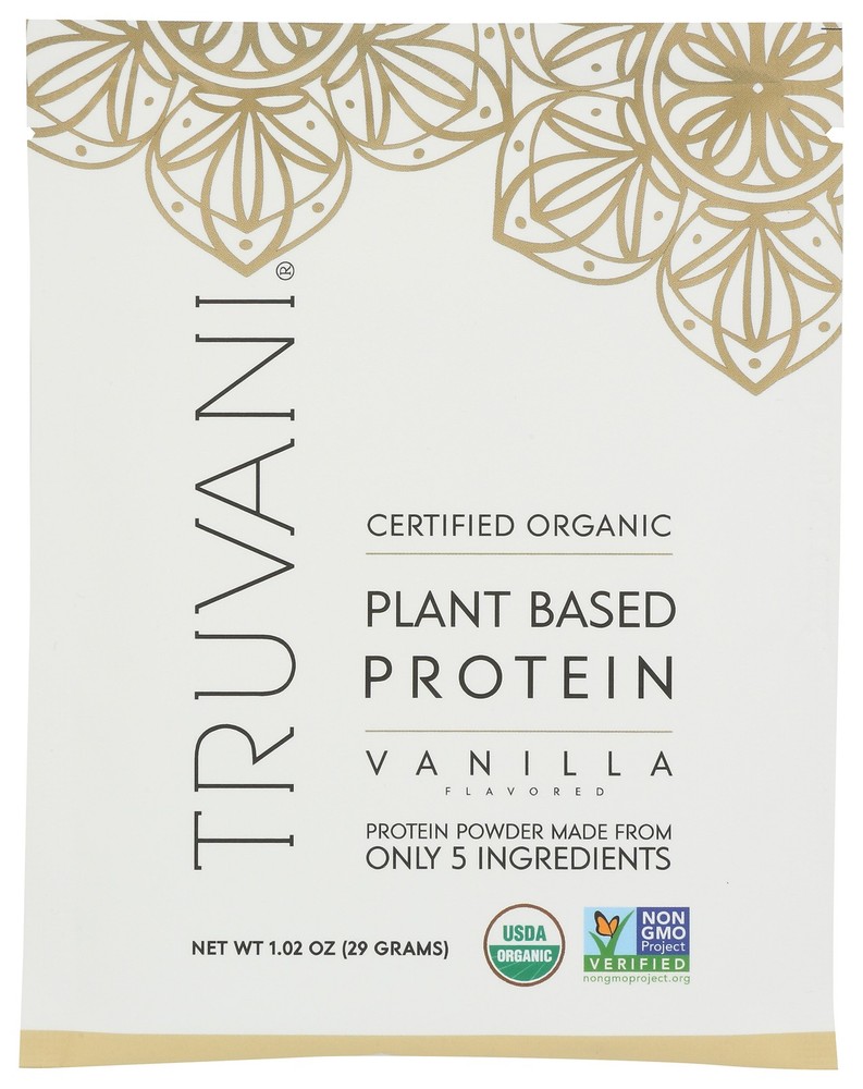 Truvani Vanilla Plant Based Protein Powder 1 Pack
