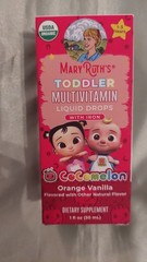 MaryRuth’s Toddler Multivitamin Liquid Drops with Iron Orange Vanilla Organic