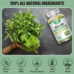120 Pure Oregano Oil Dietary Supplement Immune Support Supplement