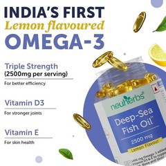 Deep Sea Omega 3 Fish Oil -Omega 3 Supplement Triple Strength 2500 Mg t420