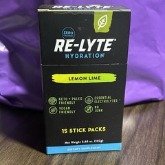 Re-Lyte® Hydration, Lemon Lime , 15 Stick Packs, 0.24 oz (6.8 g) Each