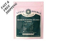 2 PACKS—NEW LUXRY Vital Source Nutrition Premium Feminine Balance Gummies 60