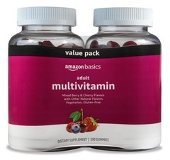 Adult Multivitamin Gummies Vitamin Supplements Mixed Berry Cherry Flavors 150