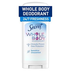 Secret Whole Body Deodorant Stick for Women, Naturally 2.4 Ounce (Pack of 1)