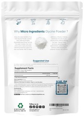 Glycine Powder, 1KG (2.2 Pounds), Glycine 1000mg Per Serving, Water Soluble a…