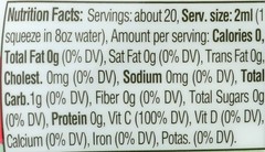 Natural Flavored Drink Concentrate 1.62 Fl Oz Gluten Free No Fillers