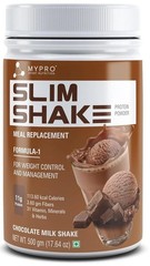 Mypro Sport Nutrition Slim Shake Protein Powder, Sugar-Free, Chocolate 500gm z37