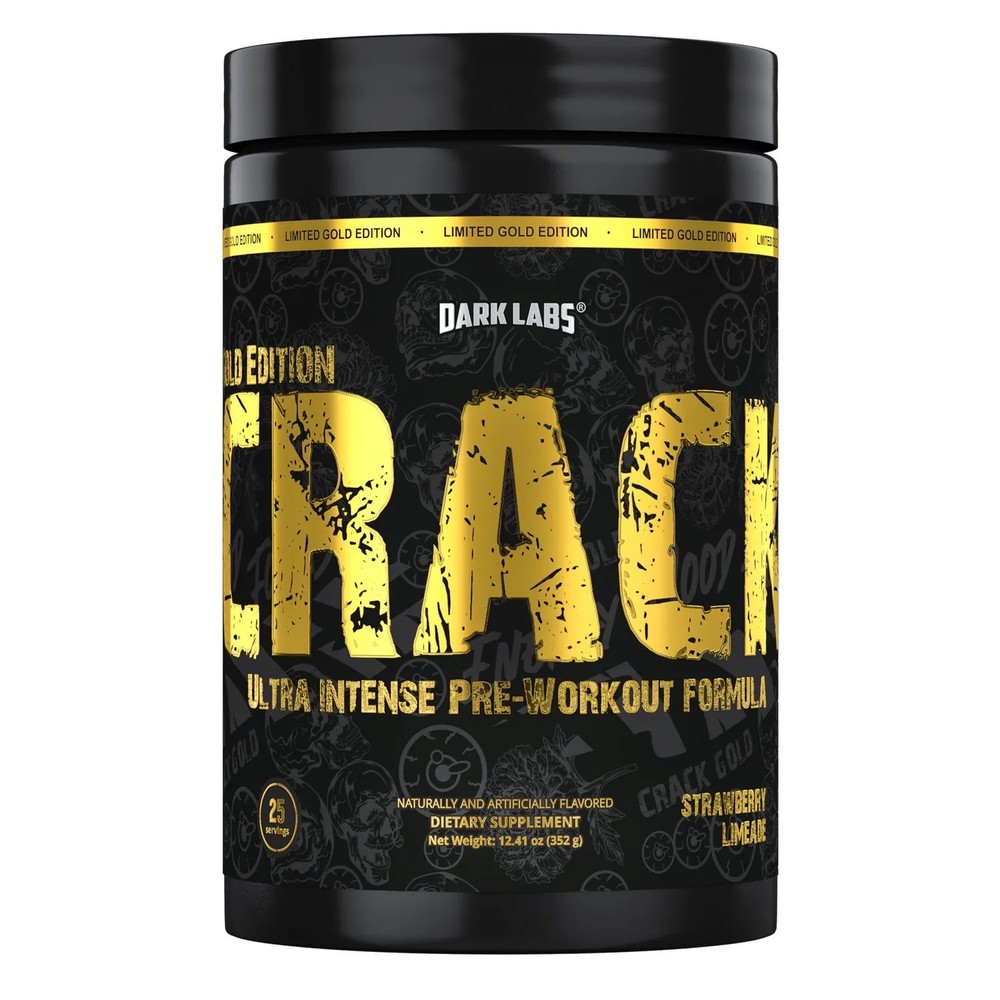 DARK LABS Gold Limited Edition High Stim Pre-Workout (2025) Version Punch flavor