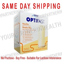OPTIFAST POWDER SHAKE – NEW FORMULA – VANILLA – 1 CASE – 70 SERVINGS