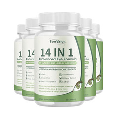 5-Pack Evervision 14 in 1 Premium Eye Formula – High Quality Ever Vision Eye Sup
