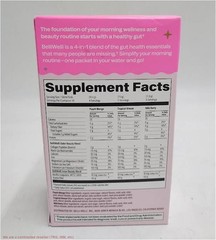 BelliWelli Fiber, Probiotics, Collagen, Electrolyte Multivitamin Powder Stick…