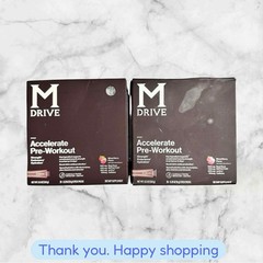 FOR 2 M Drive Accelerate Pre Workout Berry 30 Packs Strength Endurance Hydration