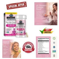 Once Daily Women’s Probiotics with Organic Prebiotics – 50 Billion CFU Formula