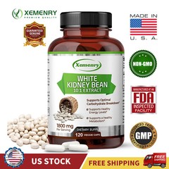 White Kidney Bean Extract – Carb Blocker Weight Loss Fat Burner Appetite Control