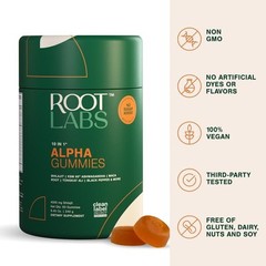 LUXRY Root Labs 10-1 Alpha Gummies | 4K mg Pure Shilajit & KSM-66 | Gummies 60
