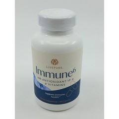 LivePure Immune6 with Antioxidant IP-6 & Vitamins 120 capsules MFG 3/2025