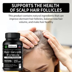 Hair Growth Supplement Protects Against Hair Root Health Issues 120 Pills US