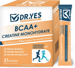 DR.YES Creatine Monohydrate Powder, Boost Strength, Muscle Recovery for Men & Wo