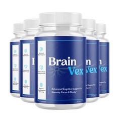 5-Pack BrainVex Capsules – Brain Vex Advanced Brain Health Support – 300 Caps