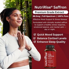 Saffron Mood & Energy Support Capsules – 4 of 88.5mg Pure Extract