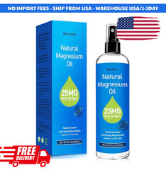 100% Pure Magnesium Oil Spray 8 fl oz – Quick Absorbing Muscle & Joint Relief ..