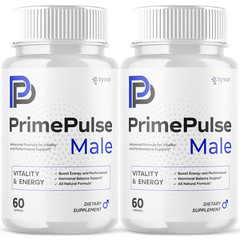 (2 Pack) Prime Pulse Advanced Male Pills PrimePulse Vitamin Supplement 120 Caps