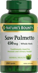 Nature’s Bounty Saw Palmetto 250 Count Herbal Supplement For Men’s Health