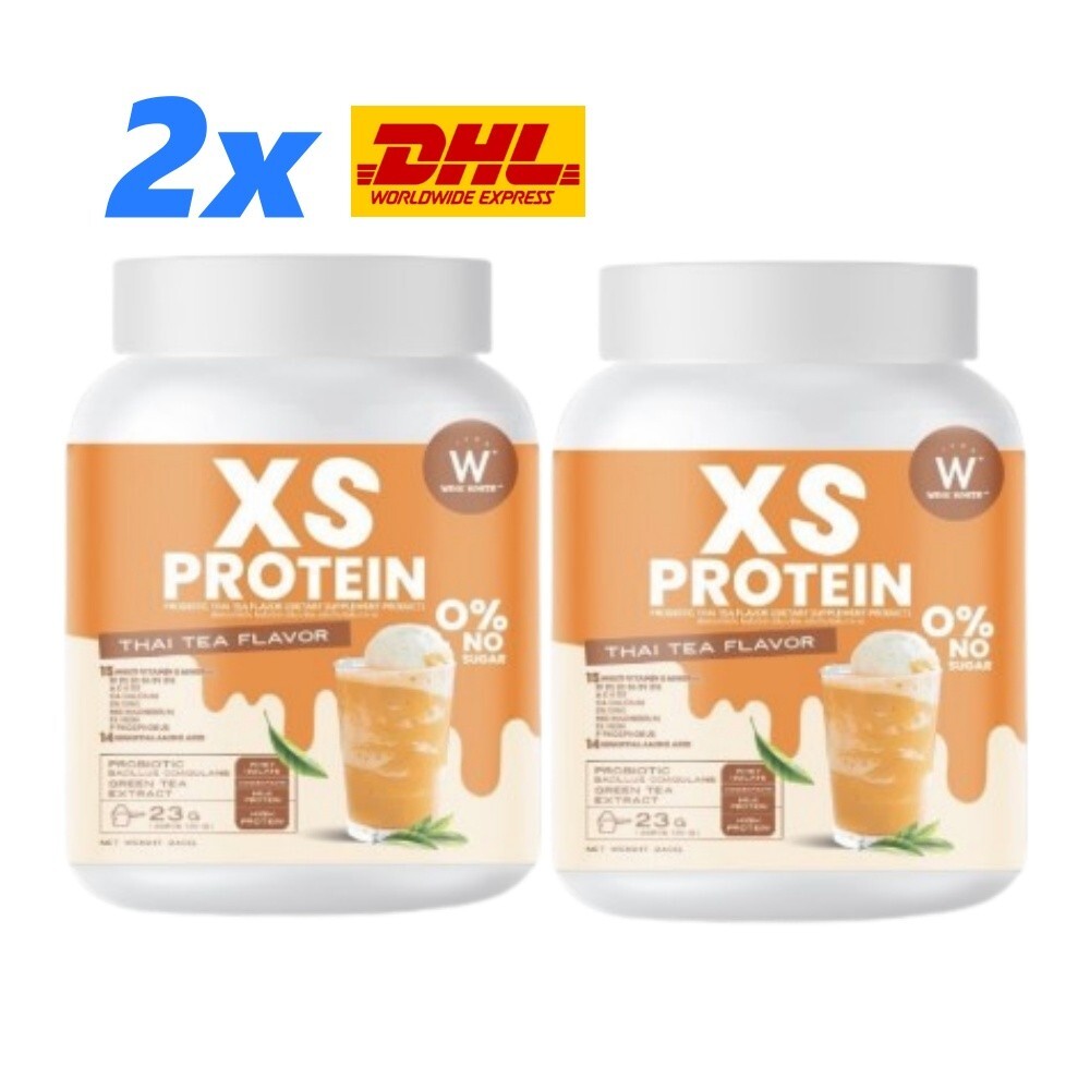2x New Wink White XS Protein Dietary Supplement Thai Tea Weight Control 240g