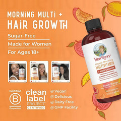 Mary Ruth’s Multivitamin + Hair Growth brand… 3 Pack | Peach Mango 15.22 oz |