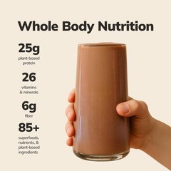 Whole Body Meal Shake Chocolate 2 lb – Protein Powder with 85+ Superfoods