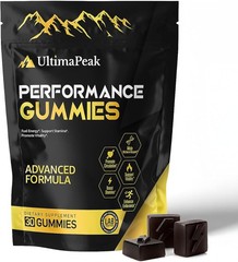 UltimaPeak Pure Himalayan Shilajit Gummies with 30 Count (Pack of 1)