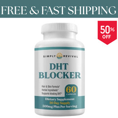 Revival Simply DHT Blocker – Promote Healthy Hair Growth – 60 Capsules