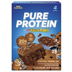 Pure Protein Bars, Cocoa Pebbles, 20g Protein, 1.76 oz, 4 Count